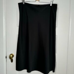 J.Crew Black Midi Skirt